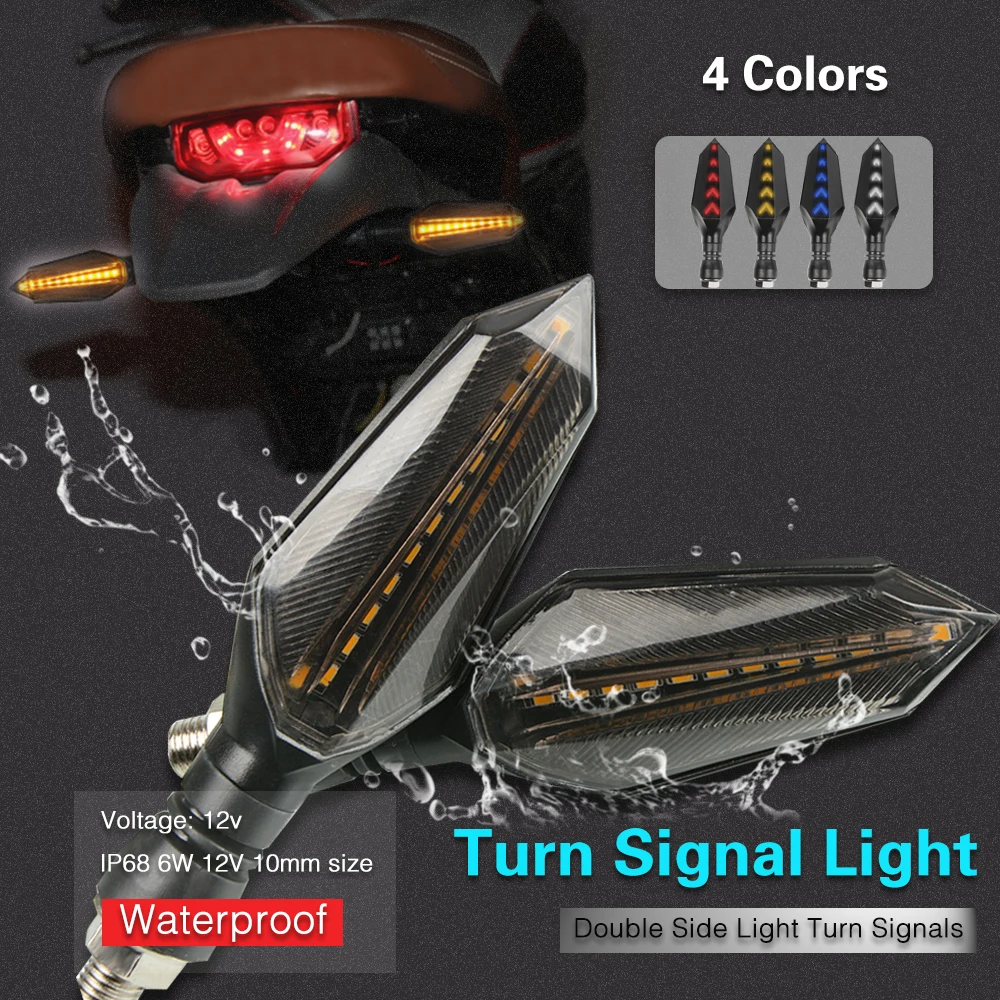 

12V LED Turn Signals Light Amber Flasher Stop Tail Lamp Indicator ZX11 zx1100 ZX1200 ZX12R ZX14 ZX1400 ZX14R ZX25R ZX4r ZX6