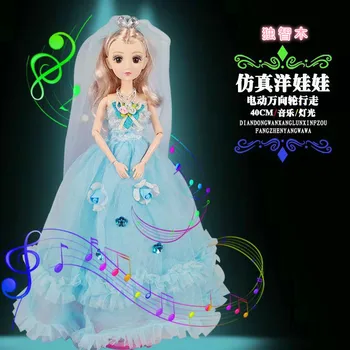 

50cm Doll with Princess Clothes Accessories Movable Jointed 1/3 Dolls Wedding Gown Dress Toys for Girls Gift