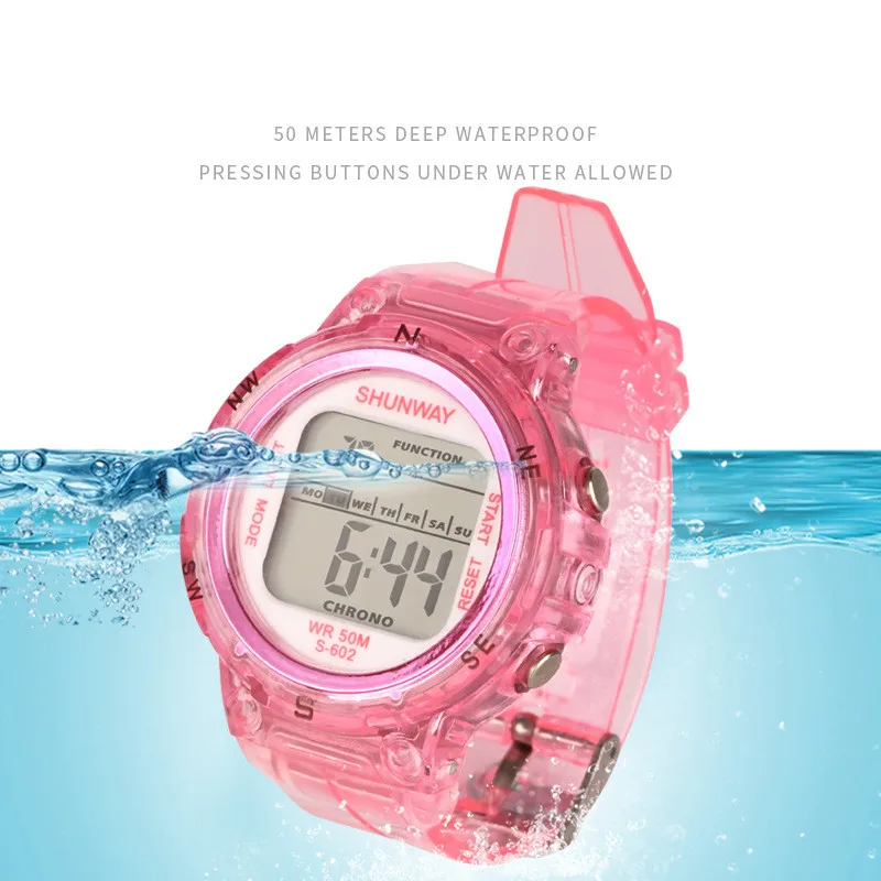 Cut Rate Kids Clock Watch-Button Swimming-Watch Digital Underwater Electronic Sport Children 50M xmQKMG3xGdk