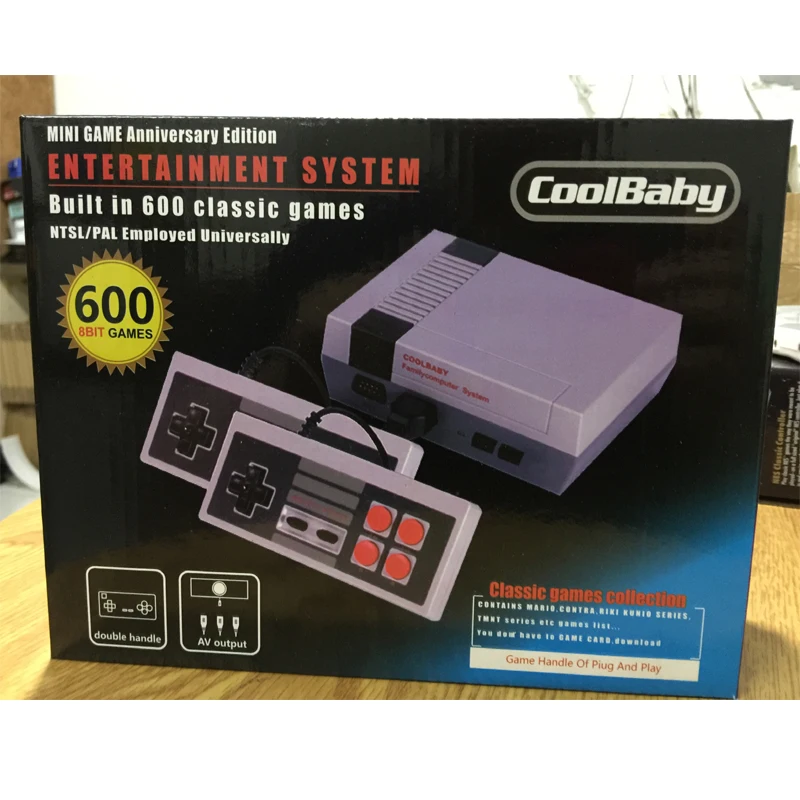 

Drop AV version for NES Mini Classic Edition Retro Video Games Console with 2 Controllers Built-in 600 Classic Nintend Games