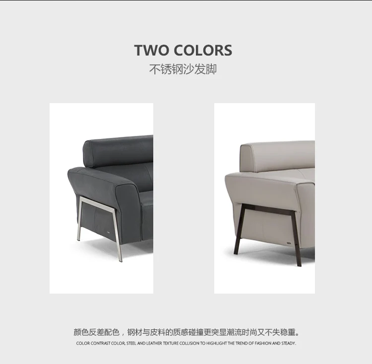 Living Room Sofa set L seater real genuine leather sofas electric recliner salon couch puff asiento muebles de sala canape cama