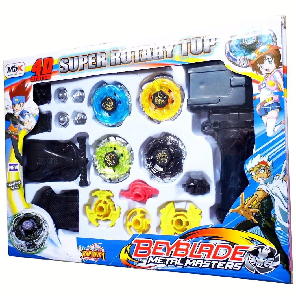 

Iron And Steel Fighting Spirit Spinner Beyblade Battle Spinner Children Kids Battle Spinner Toy Set Two Transmitter