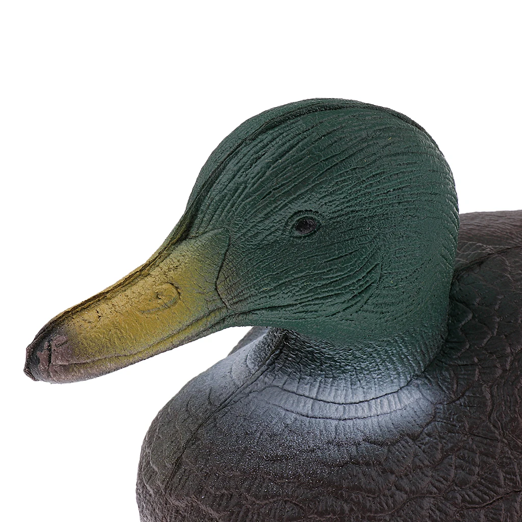 3D DUCK DECOY Drake Floating Lure & Weighted Keel Hunting Bait Lawn Ornaments Decors - Hunting Fishing Photography