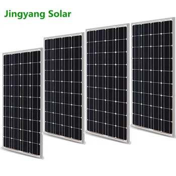 

200W 300W 400W Glass Solar panelEqual 2pcs 3pcs 4pcs of 100W panel soalr Monocrystalline Solar cell 12V Solar battery charger