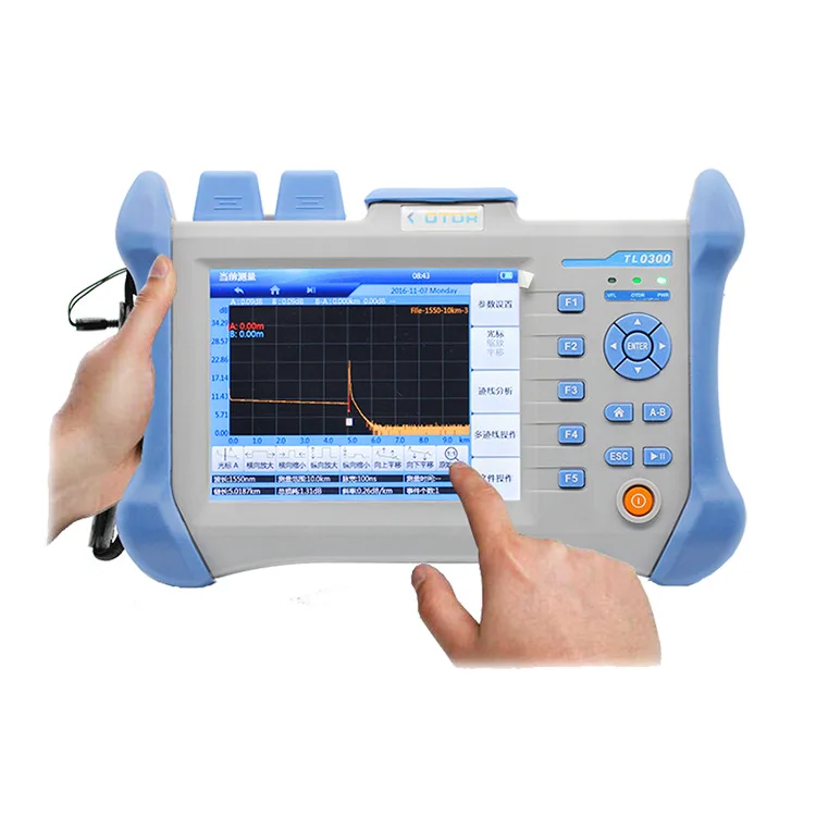 TLO-300 OTDR Optical time domain reflectometer, 120KM, VFL 10mW Reflectometro de dominio de tempo optico TLO 300