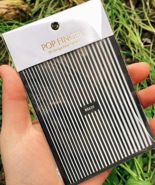 yeni eski İngilizce büyük boyutu 80mm * 103mm numaraları tırnak çıkartmaları Wrap 3D tırnak sanat malzemeleri 6 renkli mektup numarası tırnak Sticker C003(1)