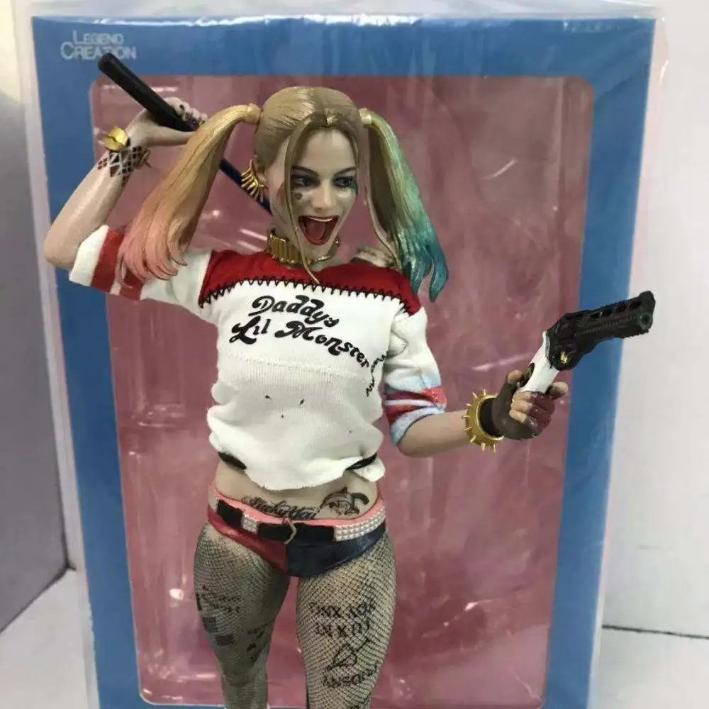 12inch Movie Figure Suicide Squad 1/6 Harley- Quinner Real clothes Collection Action Figure Toys Model Christmas Gifts for Kid