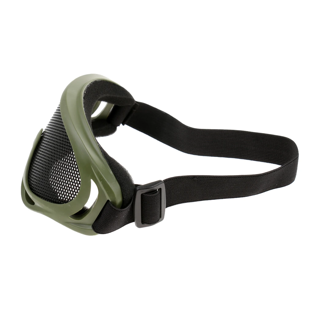 Outdoor Tactical Goggles Mask Safe Steel Mesh Eyewear Eye Protective Glasses for Shooting Hiking Climbing Hunting Military
