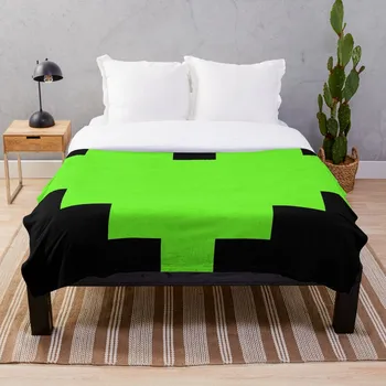

Broken Pixel Kindness Pixel Heart Throw Blanket Soft Sherpa Blanket Bed Sheet Single Knee Blanket Office Nap Blanket