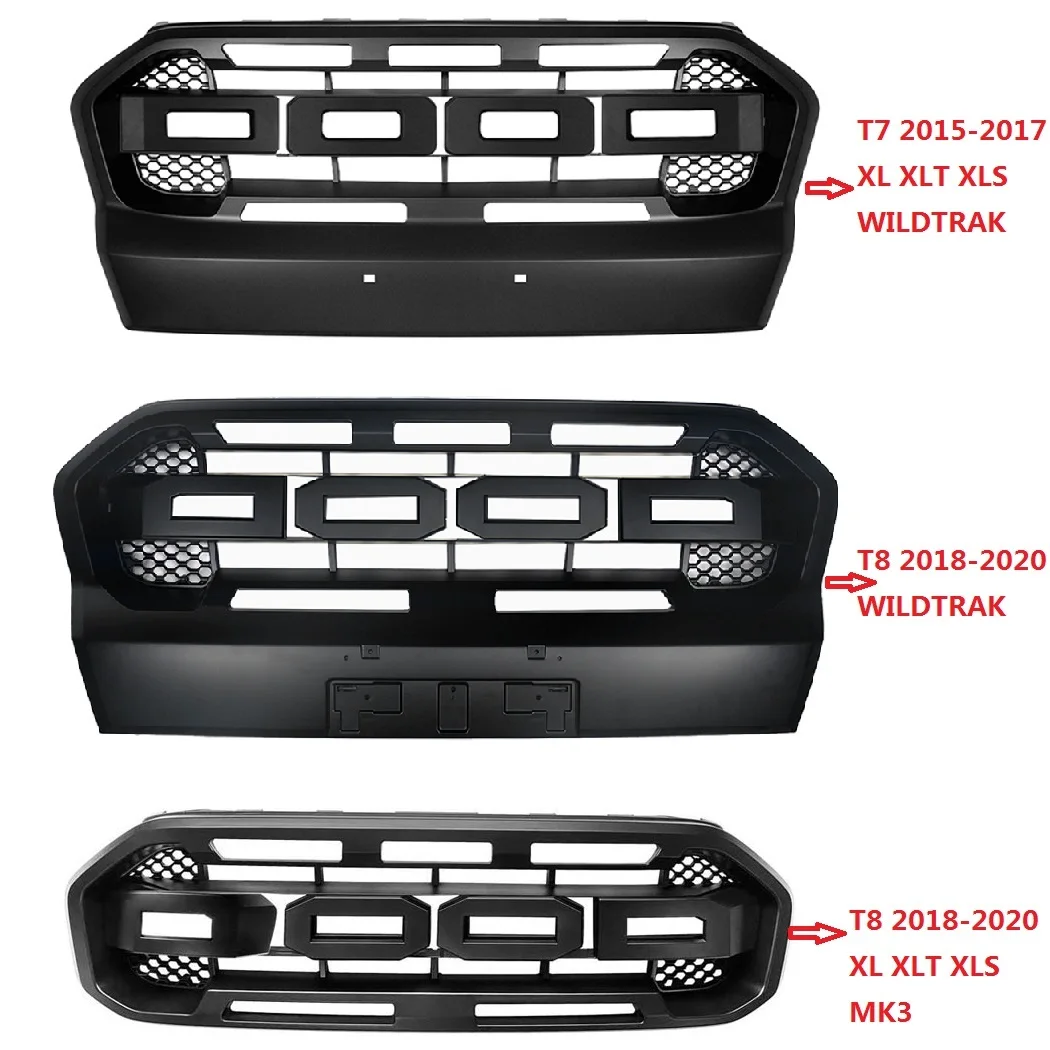 

Dood Mesh Mask Front Grill Grills Fit For Ranger T7 T8 Xl Xlt Wildtrak Mk3 Grill Grills Grille Europ Fast Ship 2015-2022