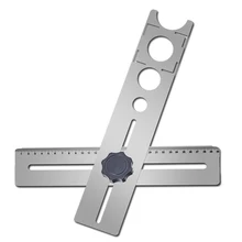 Многофункциональный плиточный локатор Дырокол Tapper Регулируемая плитка крепежный аксессуар для строительства зданий 1 шт