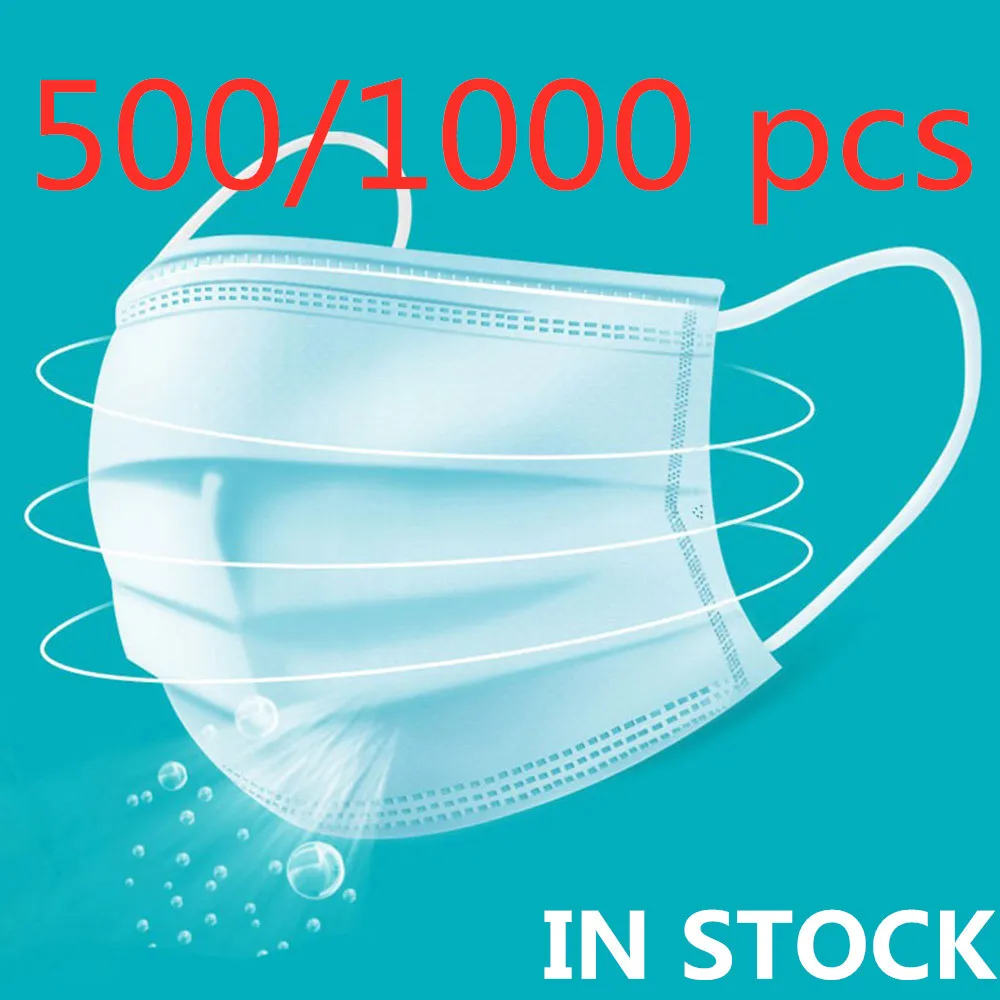 

Fast express3 Layer Disposable Mask Anti Dust Mouth-muffle Face Masks Men Women Anti Fog Face Mouth Masks Breathable Mouth Cover