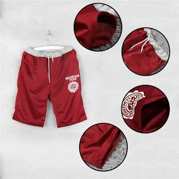 

2018 Casual Men Cotton Shorts For Sports Beach Board Men Quick Drying Summer Solid Polyester New Brand Boardshorts Plus Size