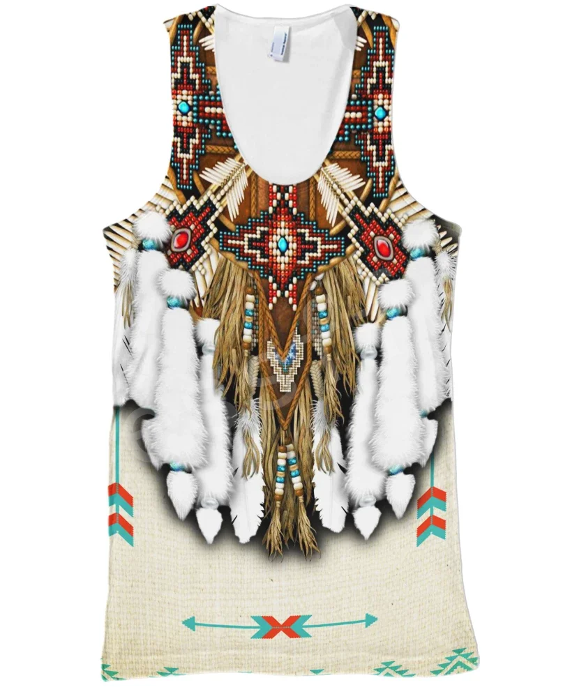Tessffel индийский родной культуры Harajuku Повседневное красочные костюмы, бегом, забавные 3DfullPrint с жилетом в стиле унисекс/майка Для мужчин Для женщин s5