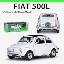 

WELLY 1:18 FAIT 500L Simulation Diecast Alloy Car Model Gift Collection