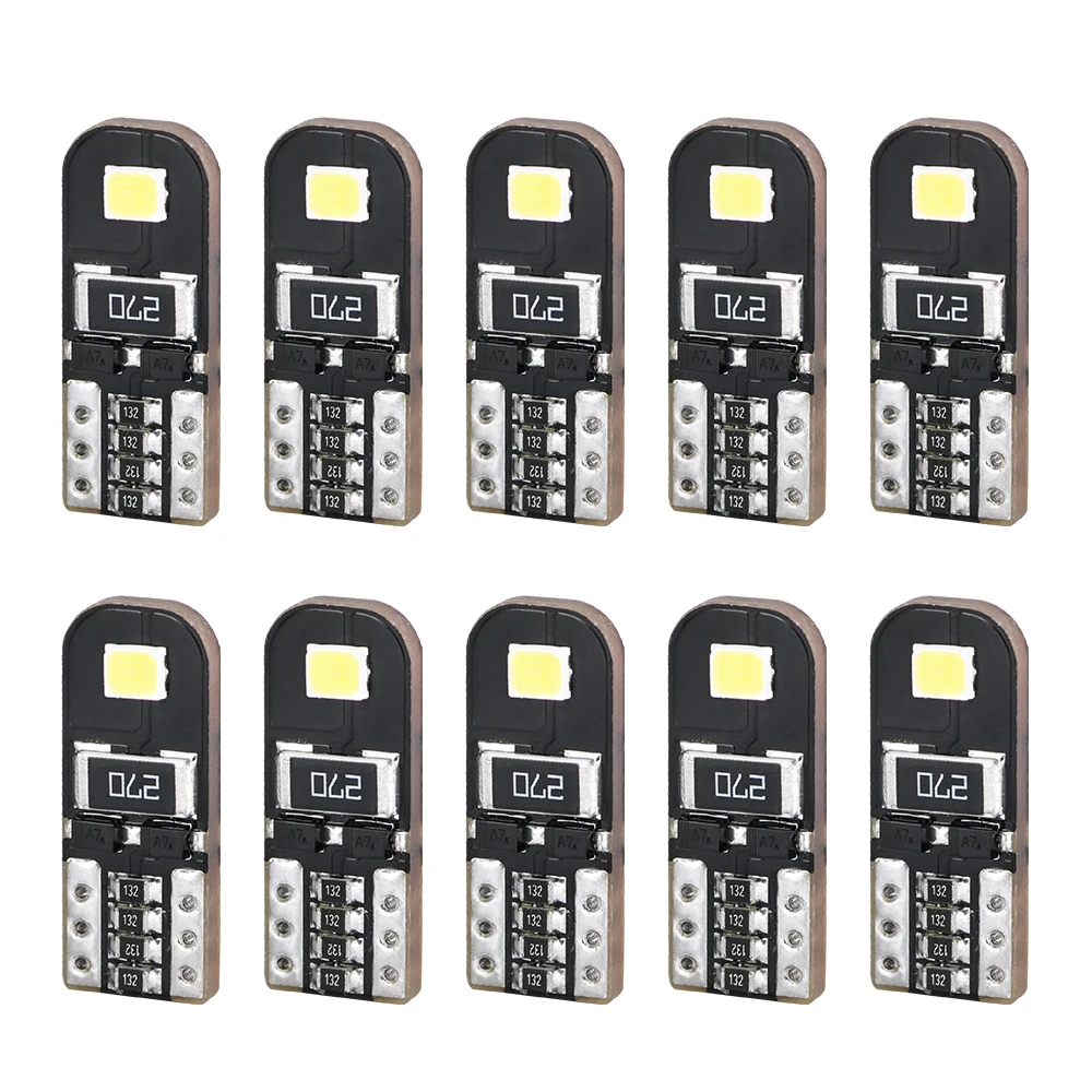 

10pcs W5W Led T10 LED Canbus Bulb Car Interior Lights for BMW E46 E53 E90 E82 E60 X3 E83 E91 Touring X5 E70 X6 E71 E36 Coupe F25