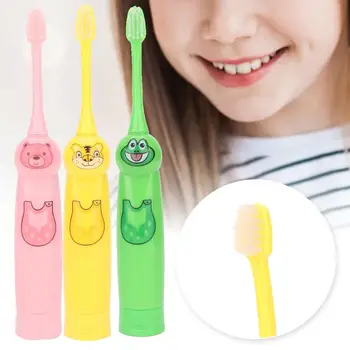 

Electric Toothbrush Ultrasonic Battery Powered Soft Hair Electric Toothbrush Children Cute
