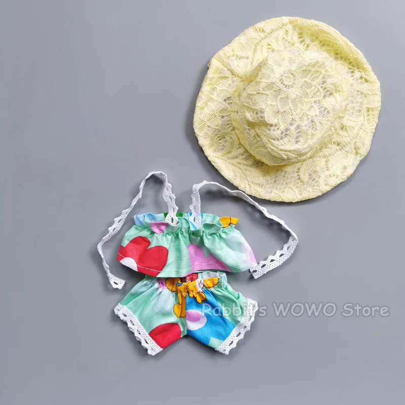 Doll Clothes Fit 25cm Baby Doll 1/6 BJD Doll Toy New Born Doll Lovely Accessories Outfit Princess Dress Summer Suit Girls Gifts 11