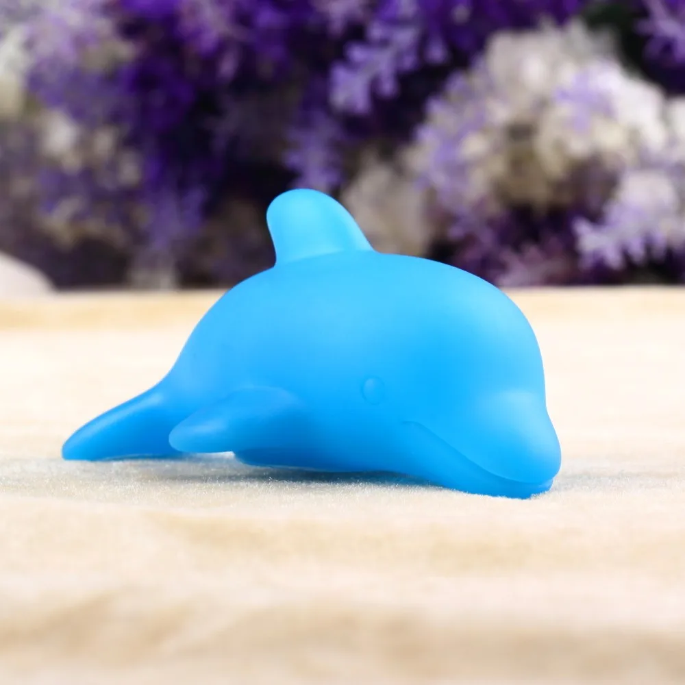 Baby Kids Bath LED Dolphin Light Lamp Lovely Toy Colorful Flashing Changing GA