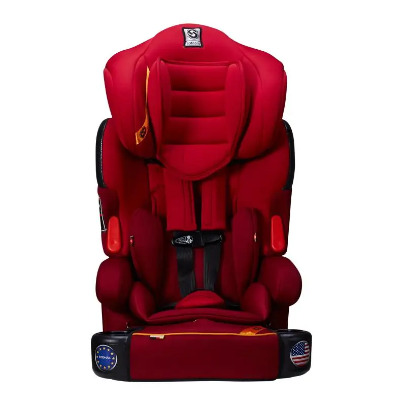 Детское сиденье безопасности детское автомобильное крепление Подушка Детское сиденье От 9 до 12 лет - Цвет: red 2