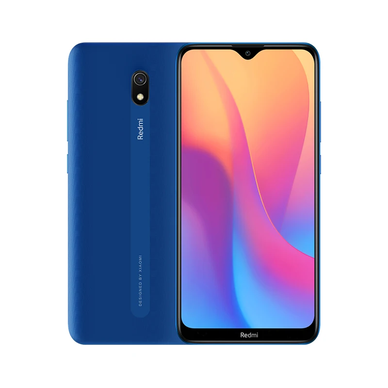 Синий Смартфон Xiaomi Redmi 8A с глобальной версией, 2 Гб, 32 ГБ, 5000 мАч, аккумулятор высокой емкости, дисплей 6,22 дюйма, 12 МП, основная камера AI, зарядка 18 Вт - Цвет: Синий
