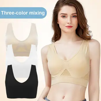 

Mesh Venting Sports Bra Shockproof Yoga Running Sports Underwear Lift Up Bra Women Breathable Yoga Underwear Shockproof Bras