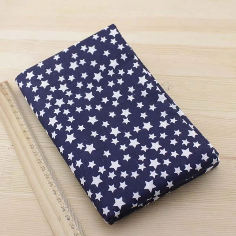 Booksew 7pcs Navy Fat Quarters Cotton Fabric For Quilting DIY Sewing Patchwork Bags Tilda Doll Cloth Textiles Fabric 50*50cm