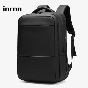 

inrnn Large Capacity 15.6 inch Laptop Backpack Men Waterproof Backpacks Male USB Charging College Backpack Travel Bag Mochila