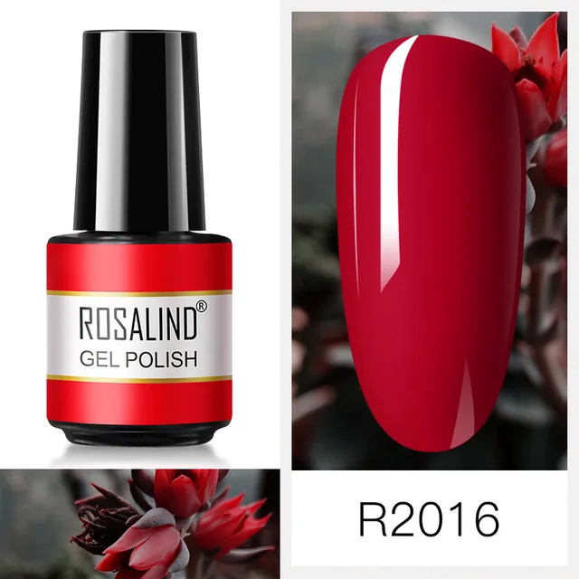 ROSALIND Nail Art 7ML Gel Polish 80 Color For Manicure Design UV Nail Polish Gel Lacquer Soak Off Semi Permanent Gel Nail Polish RAR2016