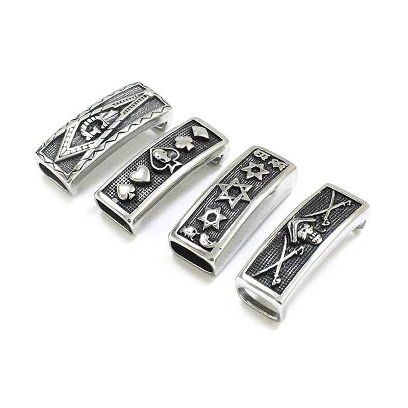 

Skeleton Hand-made 12*6 Mm DIY Articles with Diameters of Stainless Steel Skull Magnet Buckle Rope and Bead Partition Jewelry