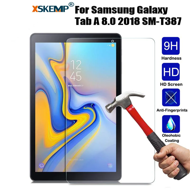 Закаленное Стекло Экран протектор для Samsung Galaxy Tab A 8 0 2018 SM T387W T387V T387 &quotСтекло