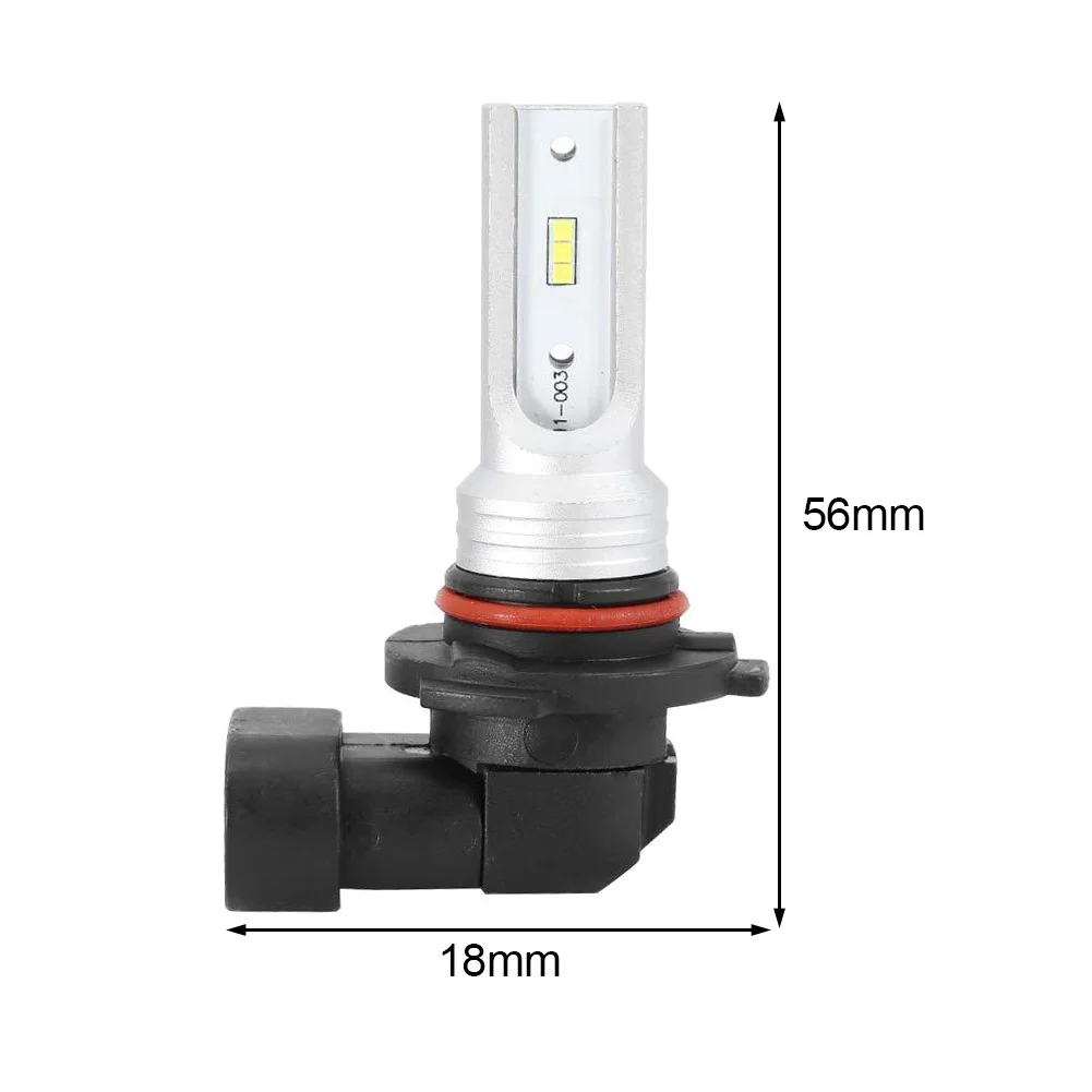 2pcs/set Waterproof Aluminum Alloy Led Fog Light Bulb 6000 K Spare Night Driving Outdoor Repair Car Plug In High Brightness