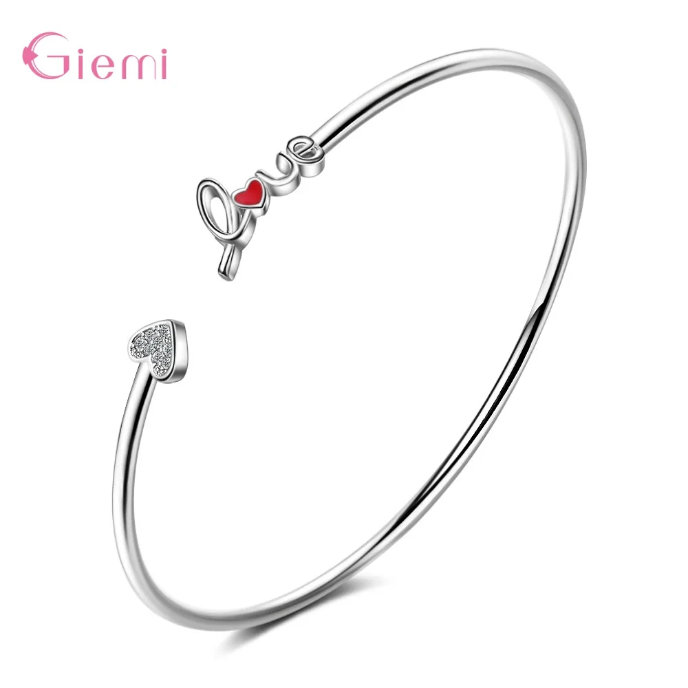 Butterfly Dragonfly Heart Charm Bangles 925 Sterling Silver Bracelets For Women Crystal Cuff Bracelet Zircon Jewelry Butterfly Dragonfly Heart Charm Bangles 925 Sterling Silver Bracelets For Women Crystal Cuff Bracelet Zircon Jewelry