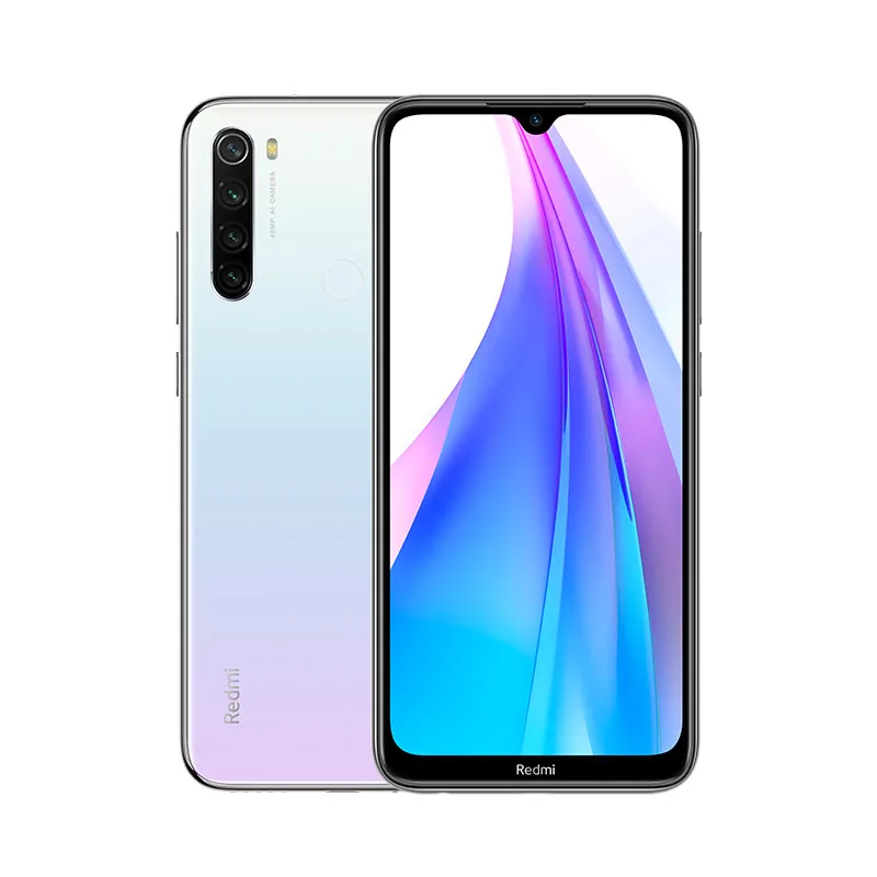 Xiaomi Redmi Note 8 T Note 8 T, 4 Гб, 128 ГБ, NFC, Смартфон Snapdragon 665, четыре ядра, 48 МП, камера 6,3 дюйма, 4000 мА/ч, 18 Вт, глобальная версия - Цвет: Белый