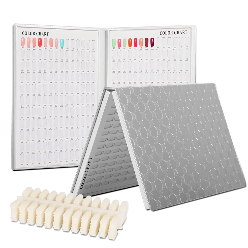 

308 Nail Color Display Book Colors Nail Polish Colors Chart Nail Tips Nail Polish Card Board Nail Salon