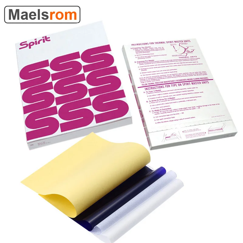 200 Fogli Di Carta Transfer Per Tatuaggi Stencil Carbon Copier Spirit Paper Per Tatuaggi Stencil Copy Tracing Paper Formato A4