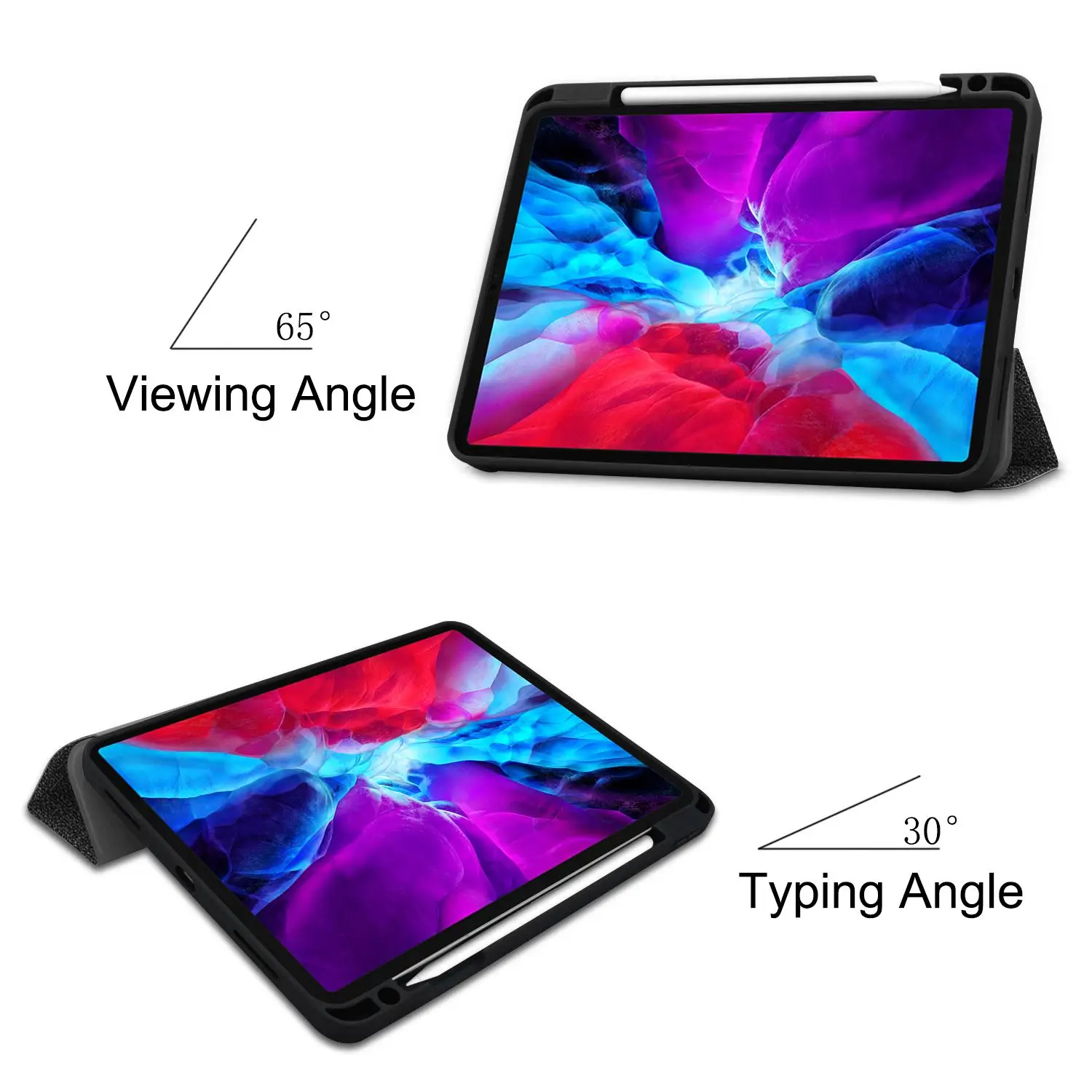 Чехол для планшета с тканевым узором iPad Pro 12 9/11 дюймов 2020 чехол смарт