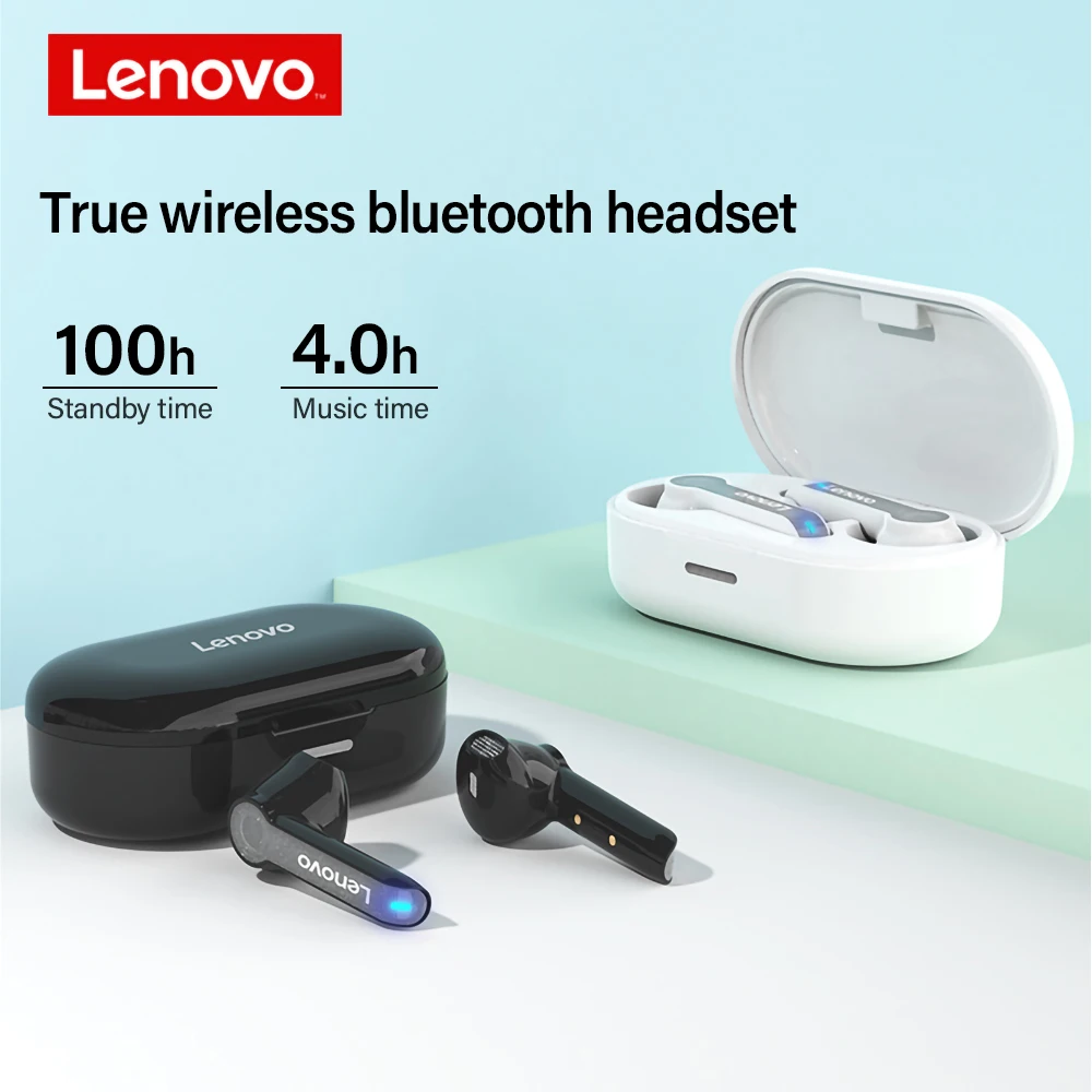 Новые беспроводные наушники Lenovo HT08 TWS Buletooth 5 0 HD говорящая Спортивная гарнитура с