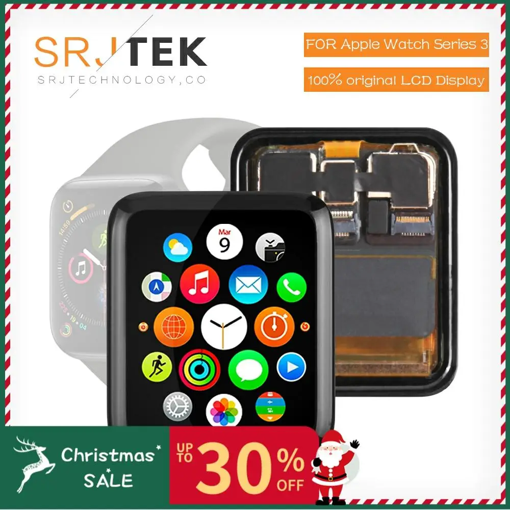 Для Apple Watch Series 3 lcd gps+ cellular S3 lcd дисплей кодирующий преобразователь сенсорного экрана в сборе Замена для Apple Watch3 Pantalla