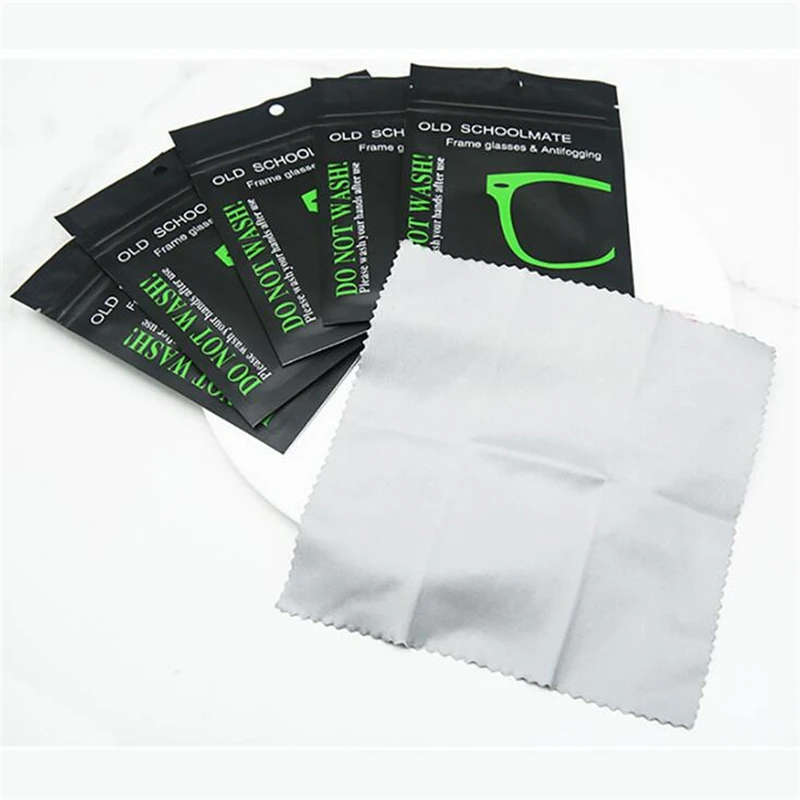 Glasses Cleaning Wipes 5Pcs Reusable Anti-Fog Pre-moistened Lens Cloth Defogger For Glasses Eyewear