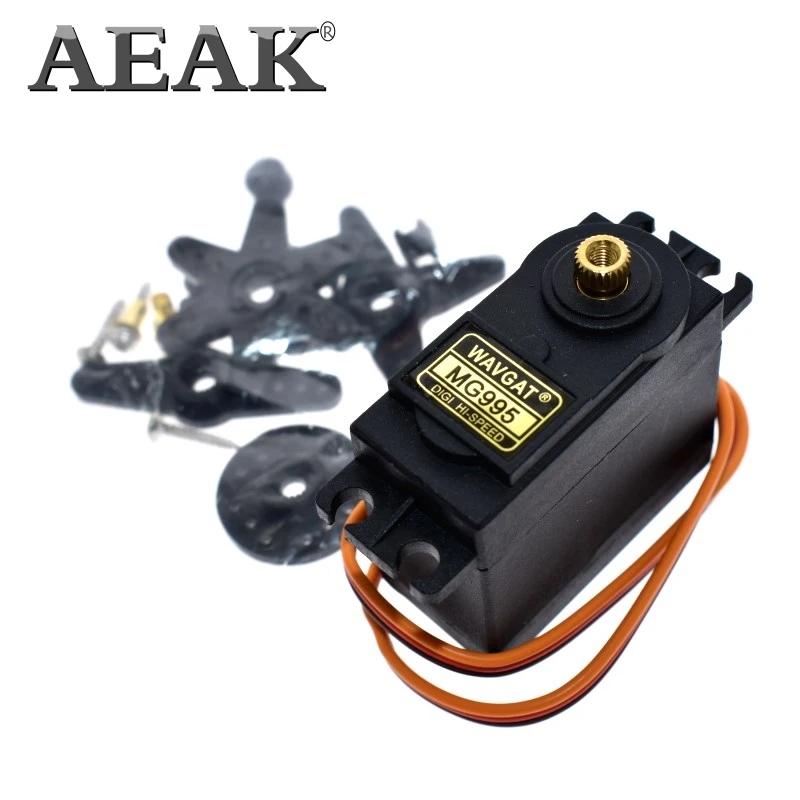 AEAK 13 кг 15 кг сервоприводы цифровой MG995 MG996 сервопривод металлический механизм для Futaba JR автомобиль RC модель Вертолет лодка для Arduino UNO diy