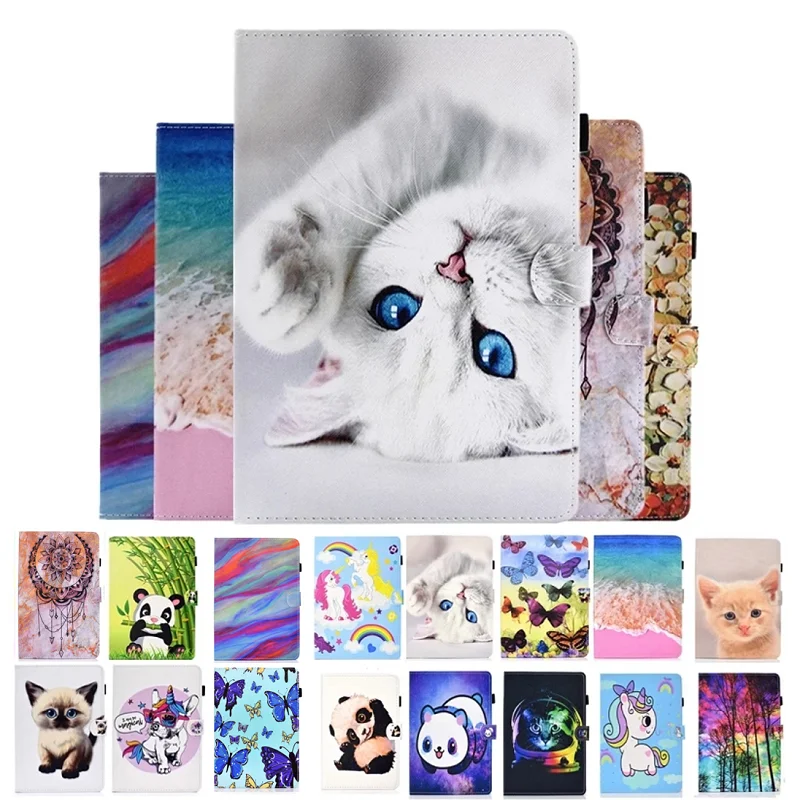 Kawaii кошка панда принципиально для Samsung Galaxy Tab A7 Lite 8 7 SM-T220 SM-T225 2021 крышка-чехол