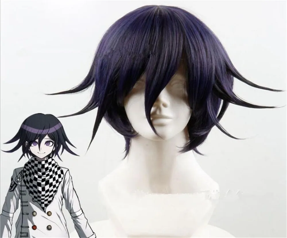 Парик для косплея кокичи Ома из Danganronpa V3: Killing Harmony термостойкие искусственные