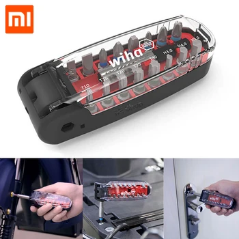 

Xiaomi Wiha 17 IN 1 Wrench Screwdriver Bits Kit Magnetic Crocodile Mouth Shape Mini Portable Pocket Screwdriver Set Repair Tool