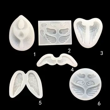 

Angel Evil Wings Pendant Resin Casting Mold Silicone Mold Jewelry Making Tools Dried Flower Resin Decorative DIY Hand Crafts