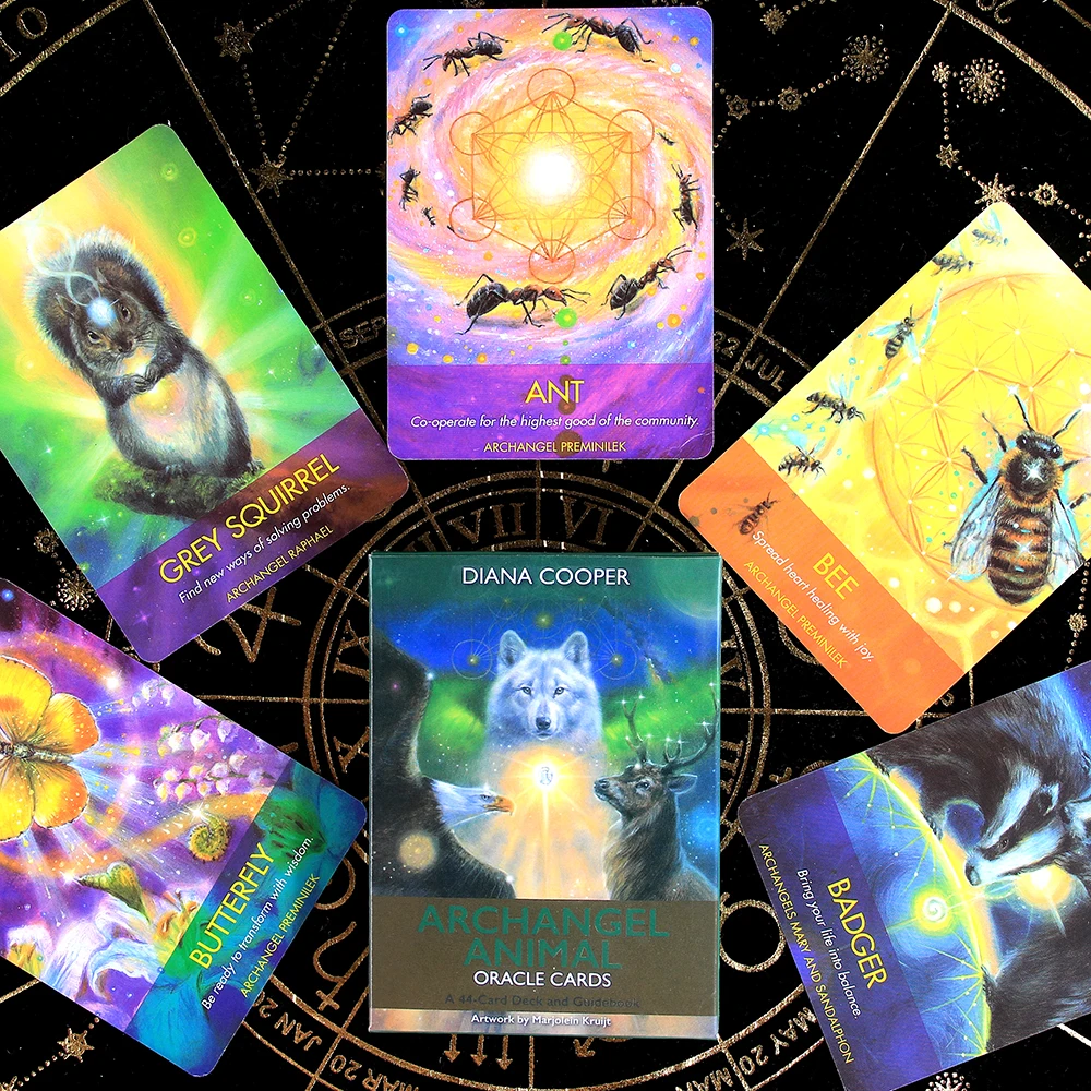 Animal Oracle Cards Deck Popular Understand The World From A New And Higher Perspective Card Game Divination | Игрушки и хобби