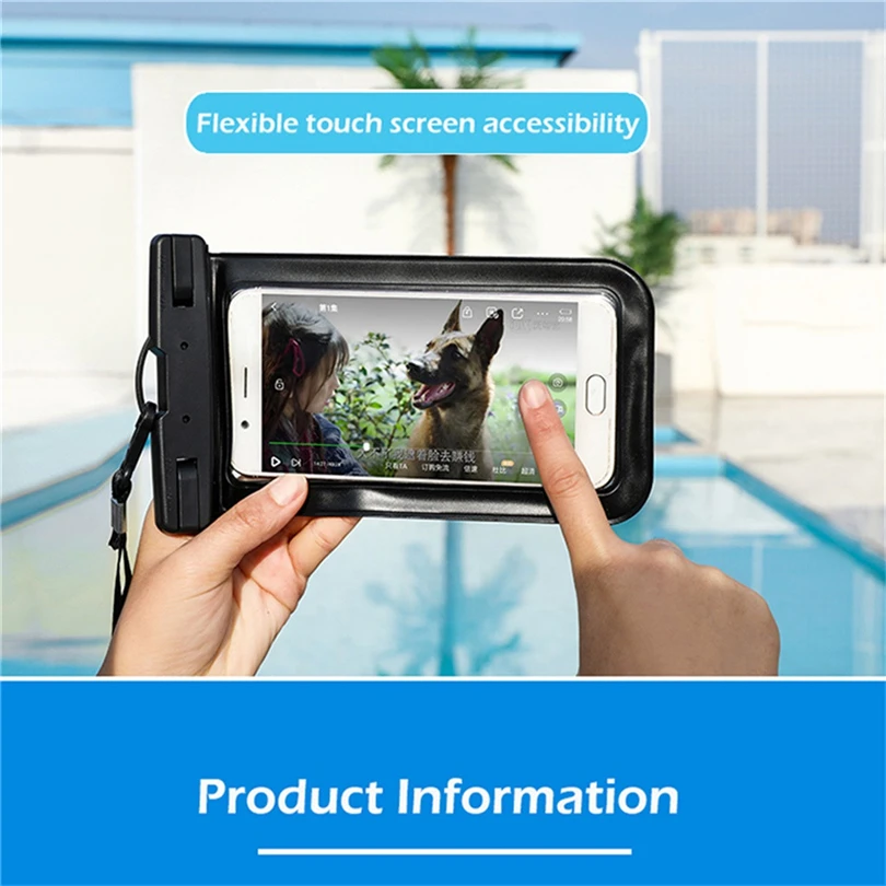 2 шт ПВХ герметичный чехол для телефона 6,5 дюймов Профессиональный мобильный водонепроницаемый чехол для плавания пляжный чехол для samsung для iPhone A40