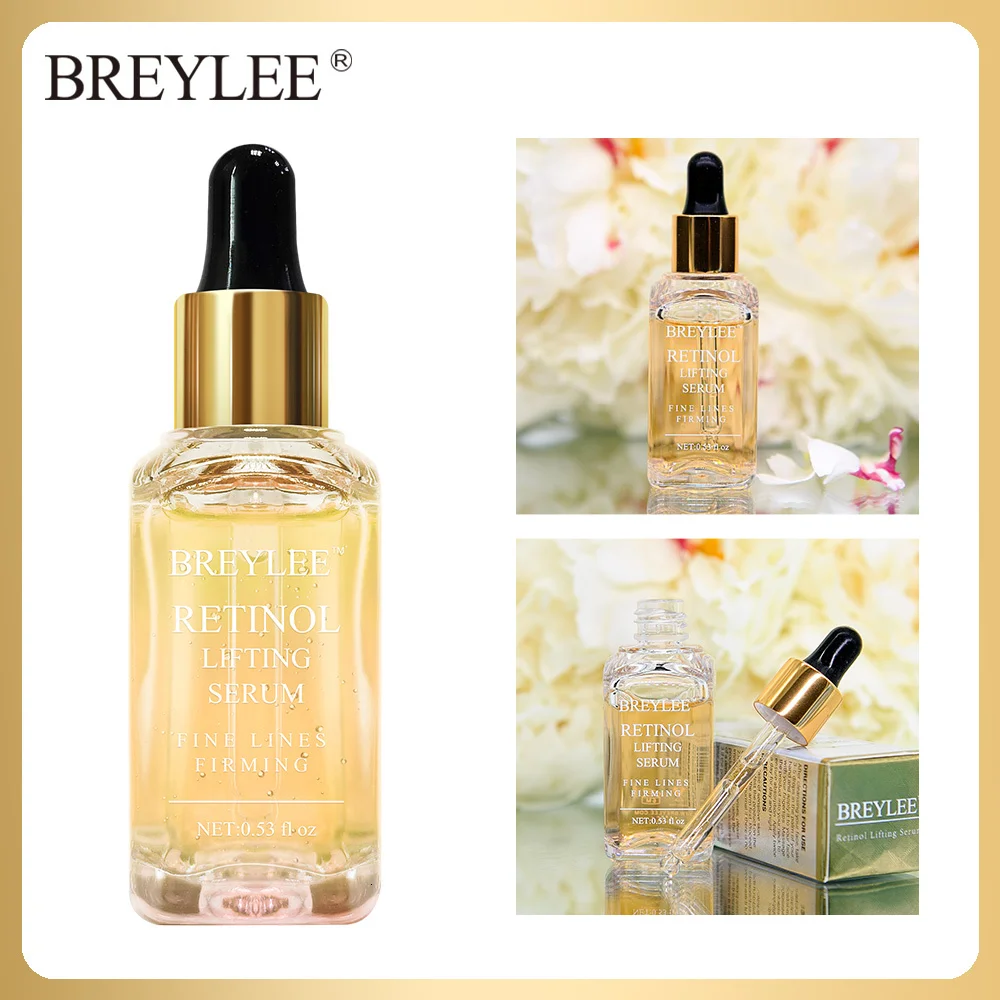 

BREYLEE Retinol Lifting Firming Serum Face Collagen Essence Remove Wrinkle Anti Aging Facial Skin Care Fade Fine Lines Repairing