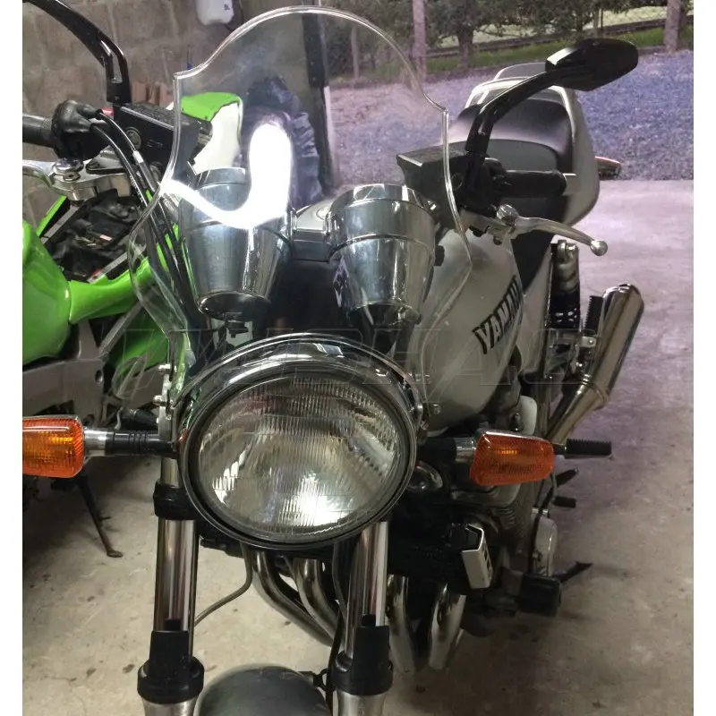 Лобовое стекло Ветер Экран для 1990- Yamaha XJR1300 XJR1200 XJR400 XJR 1300 1200 400 фар боковой монтажный кронштейн