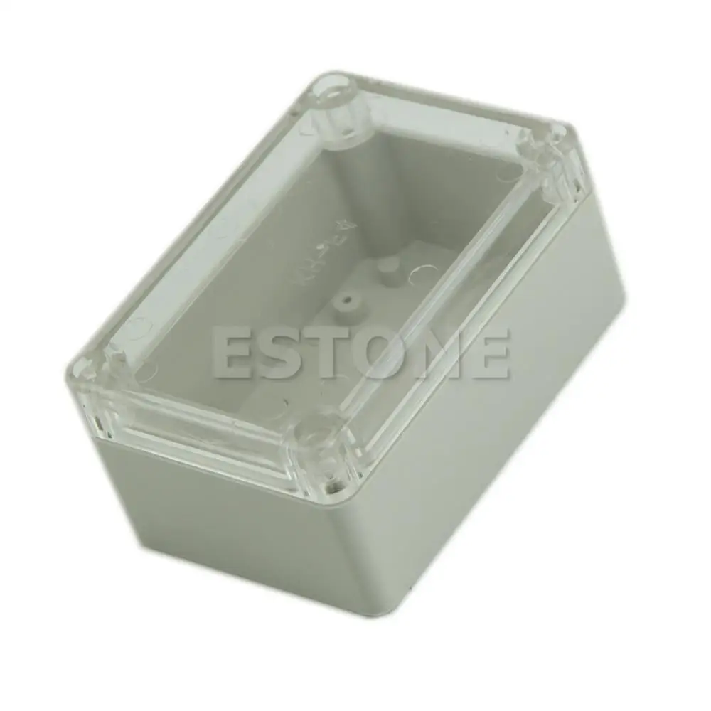 100x68x50mm Waterproof Cover Clear Electronic Project Box Enclosure Case Fw 